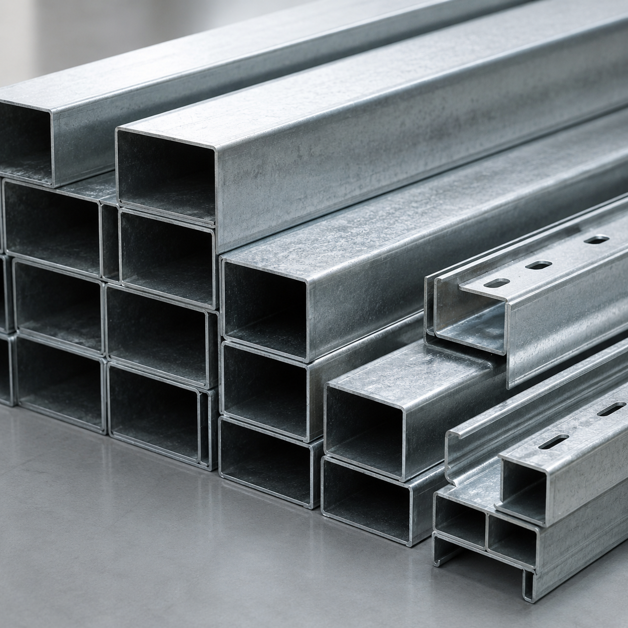 Duragal steel hollow sections