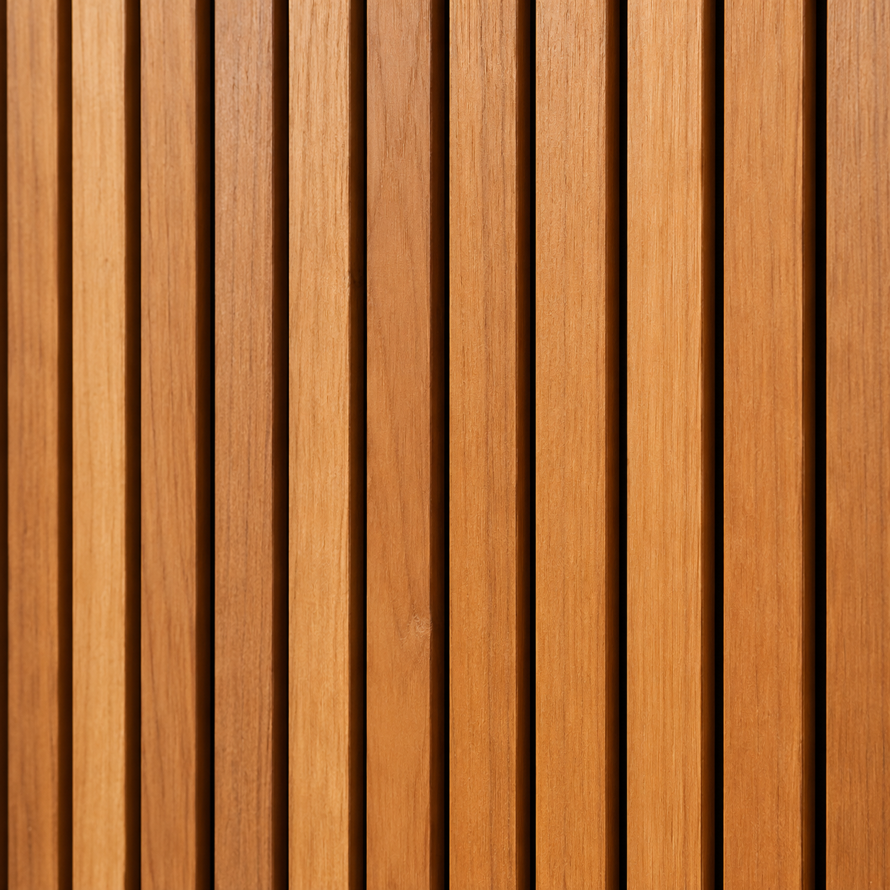 Vertical timber infill battens