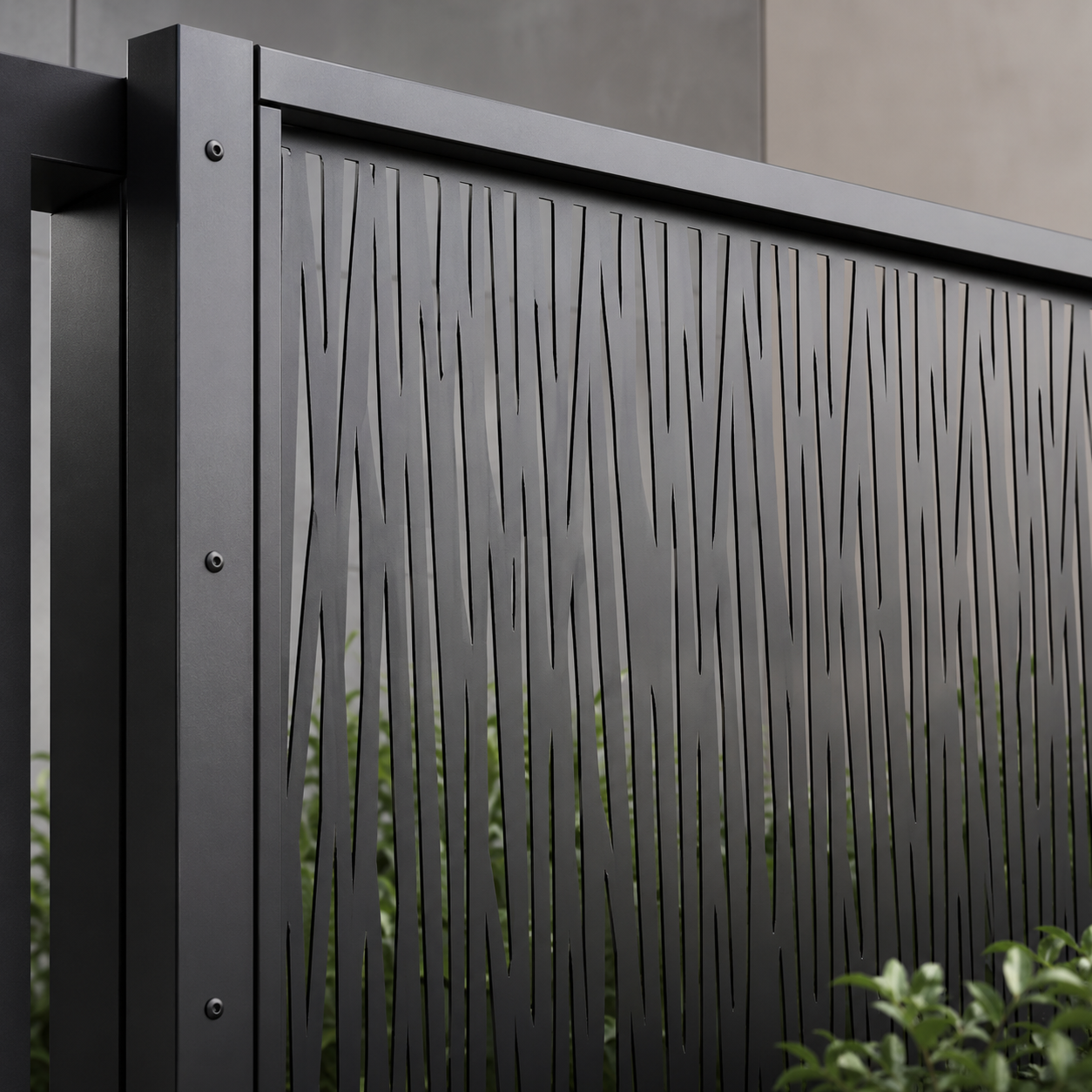 Custom architectural metal infill panel